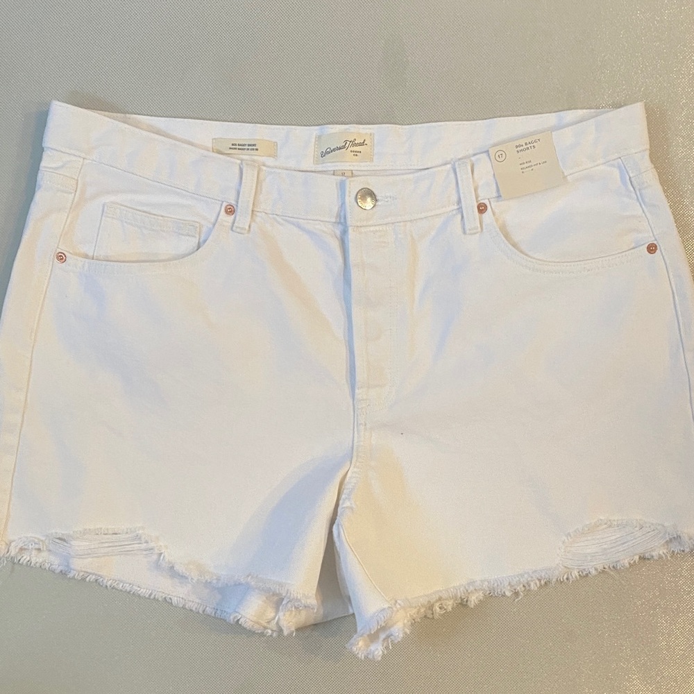 Universal Thread White Jean Shorts